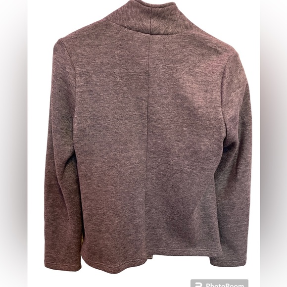 BB Dakota size Medium Moto Jacket knit cozy layering transitional classic - Picture 3 of 7